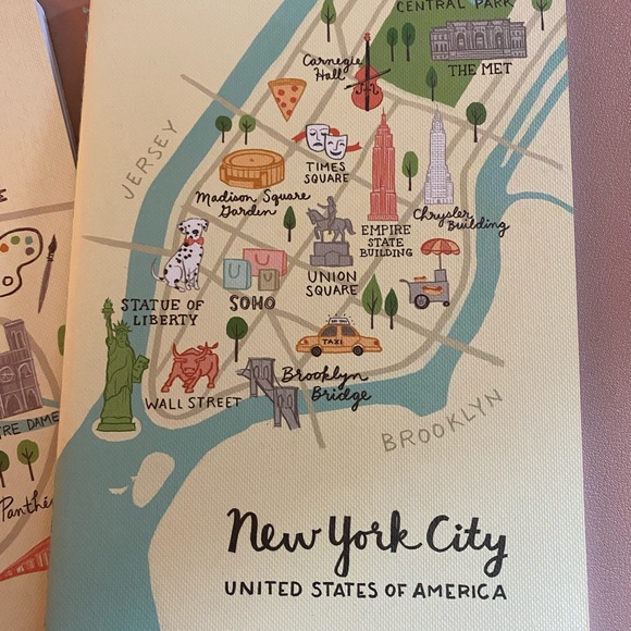 Set of 2 travel themed lined journals - Picture 2 of 8